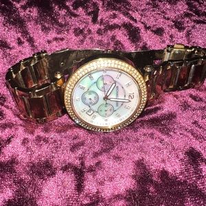 Mk watch rose gold